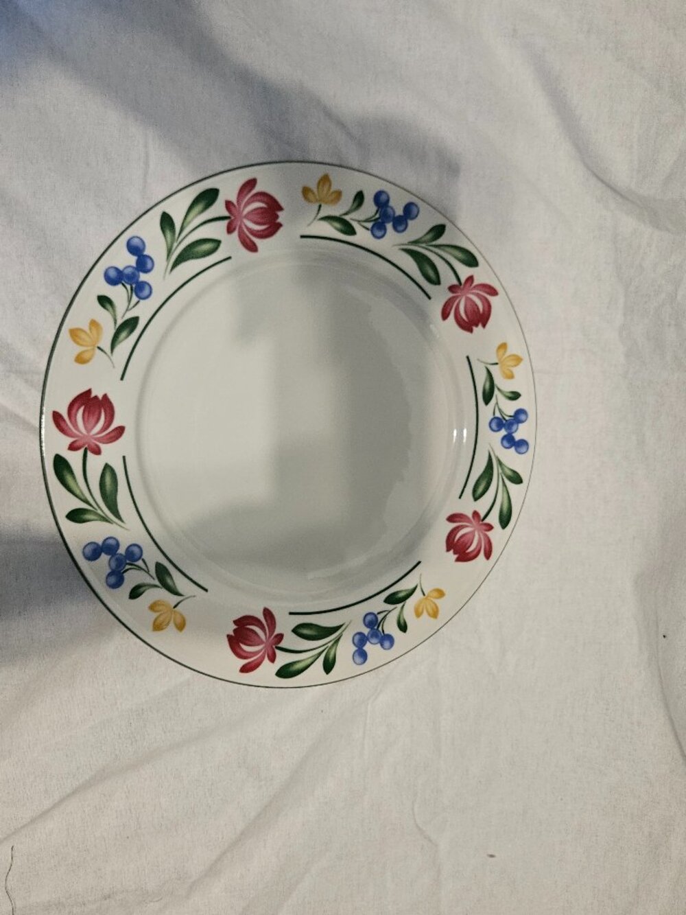Floral Dorchester Plate